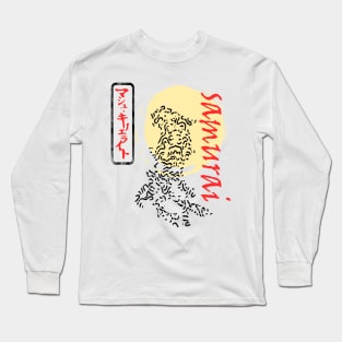 Japanese Samurai Long Sleeve T-Shirt